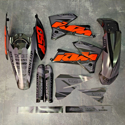 Grafik plastik ktm exc - plastik, exc-f